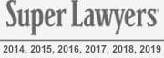 Super Lawyers | 2014, 2015, 2016, 2017, 2018, 2019